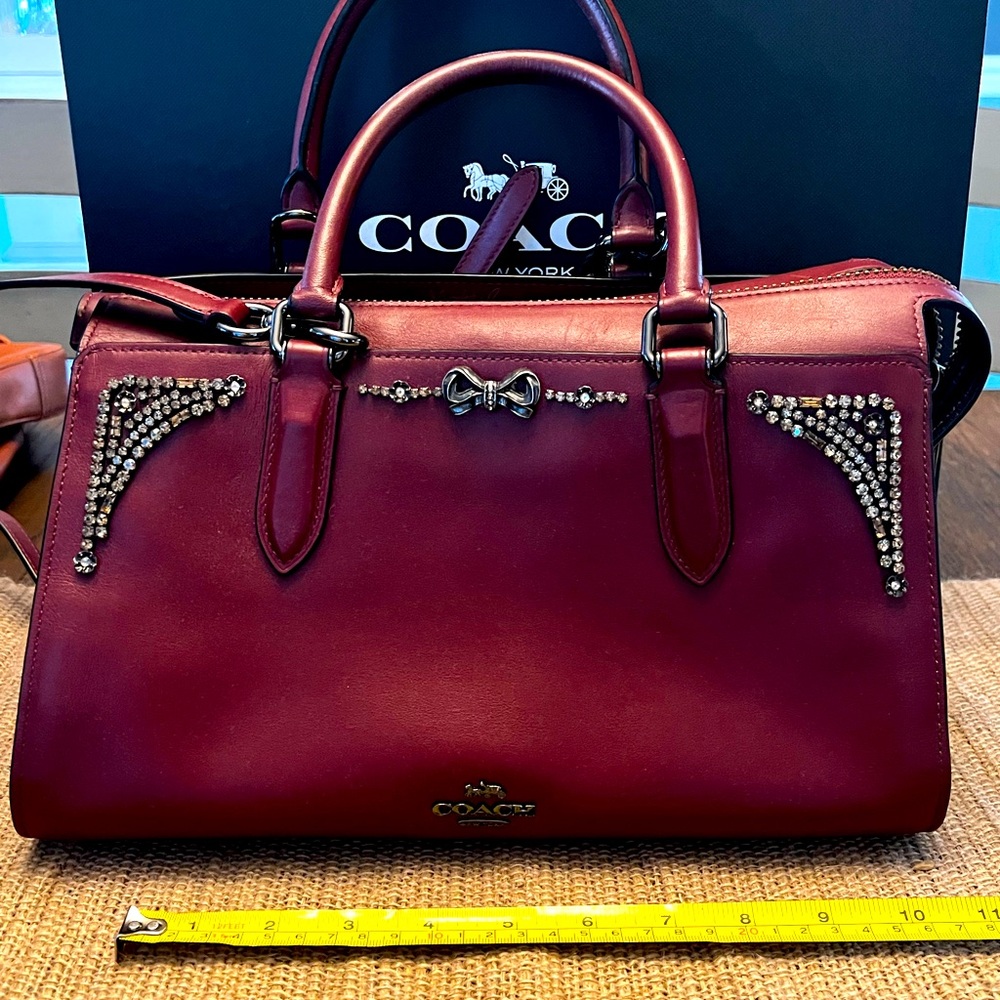 Limited edition coach Selena Gomez satchel with wallet